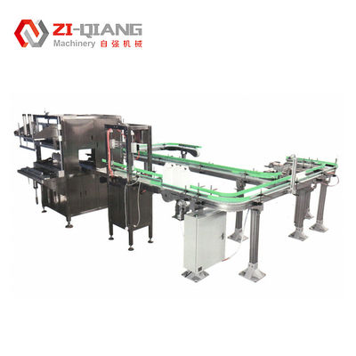 خرید سیستم انتقال بطری با زنجیره انعطاف پذیر 1 لیتری دستگاه بسته بندی بطری آب online manufacture